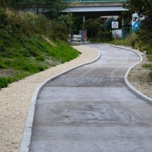 Výstavba cyklotrasy Zidiny. Autor: Marek Velček / Bratislava - Hlavné mesto SR