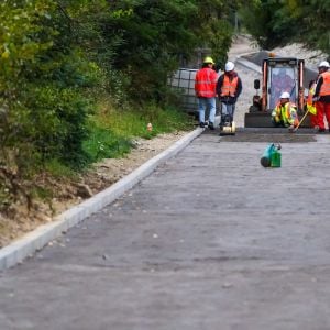 Výstavba cyklotrasy Zidiny. Autor: Marek Velček / Bratislava - Hlavné mesto SR
