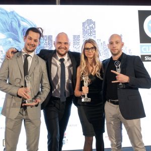 Víťazi troch kategórií - Atrios. Zdroj: CIJ