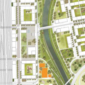 Jadro územia. Zdroj: Gogolák + Grasse / Archinfo.sk