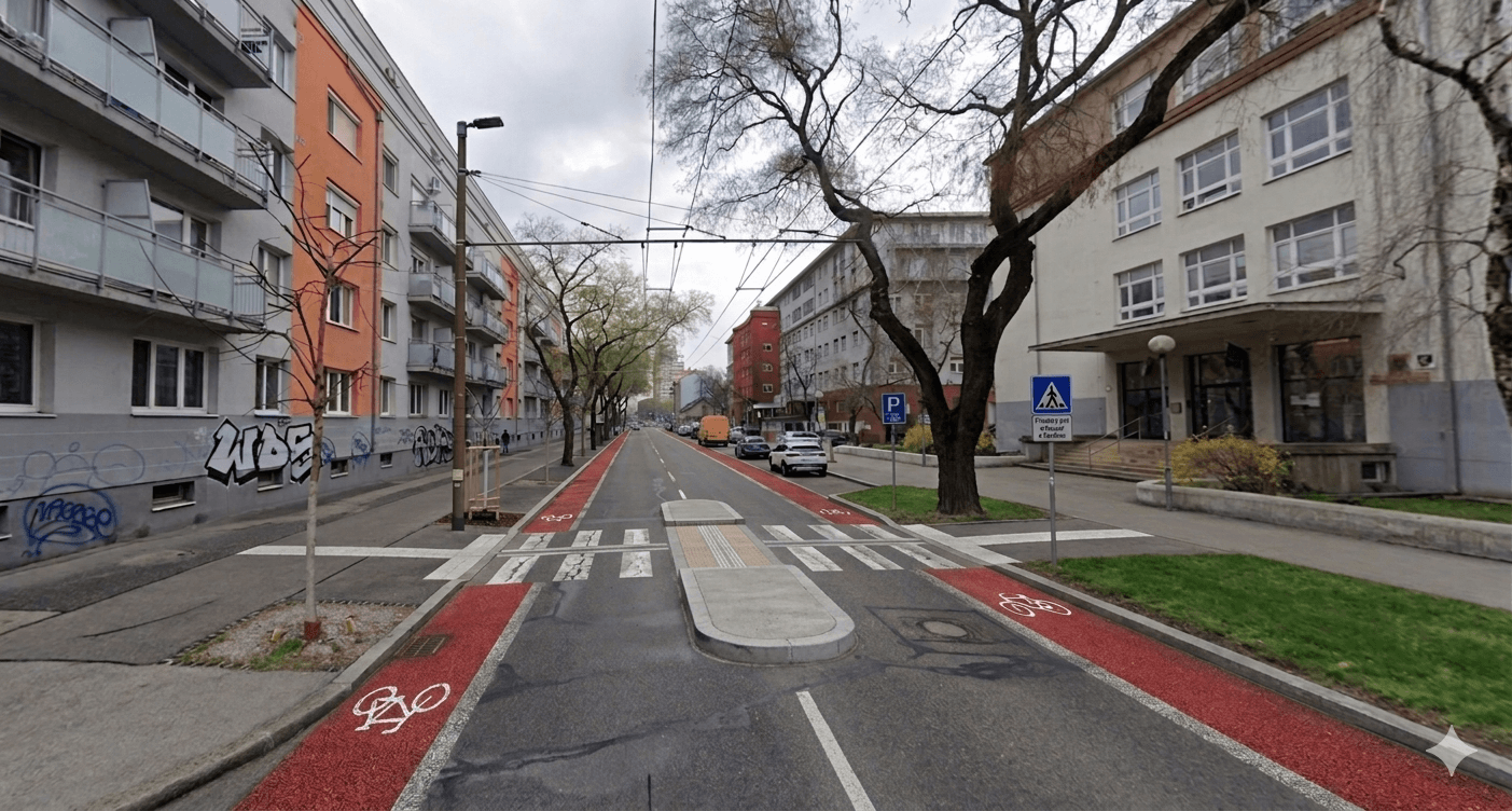 Prvé kroky ku kľúčovému cyklistickému spojeniu. Mesto zmení režim na Záhradníckej, začína provizórnym riešením 