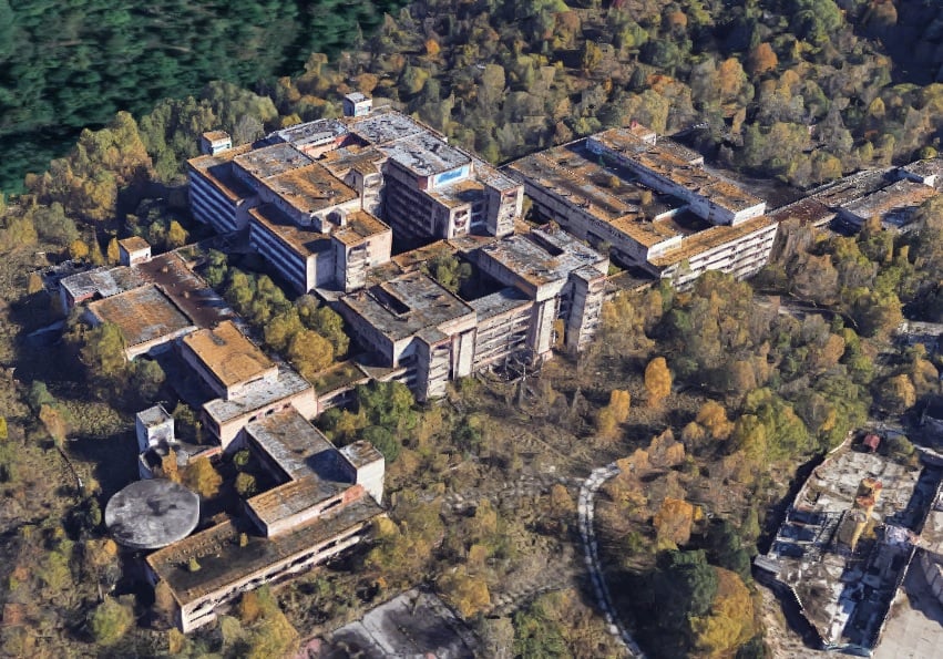 Nemocnica Rázsochy. Zdroj: Google Maps