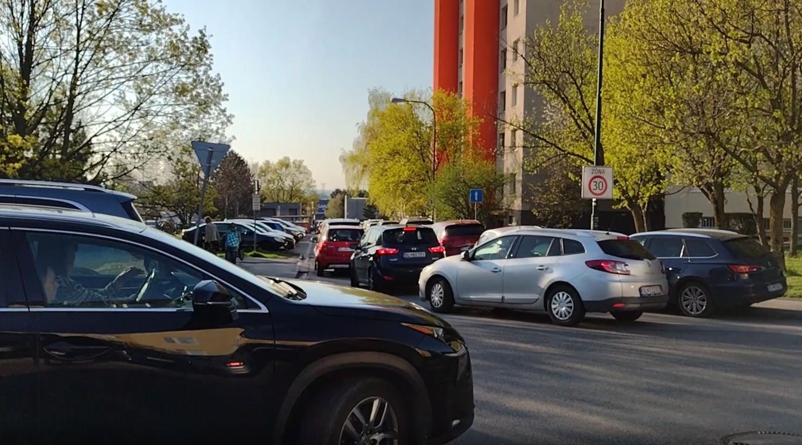 Dopravná situácia ráno na Tbiliskej. Zdroj: Metropolitný inštitút Bratislavy