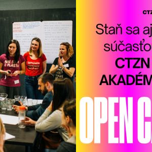 CTZN AKADÉMIA: Hľadáme mladé líderky a lídrov v komunitách