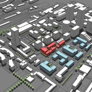 Urbanistická štúdia Matadorka - Údernícka. Zdroj: APROX