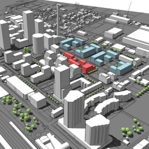 Urbanistická štúdia Matadorka - Údernícka. Zdroj: APROX