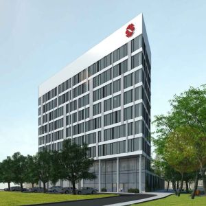 Štúdia nového sídla DPB v Jurajovom dvore. Zdroj: Reding