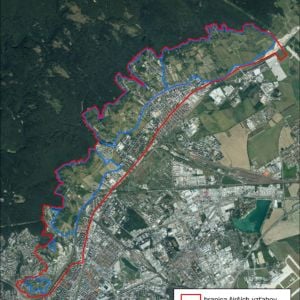 Riešené územie v Podhorskom páse. Zdroj: Metropolitný inštitút Bratislavy
